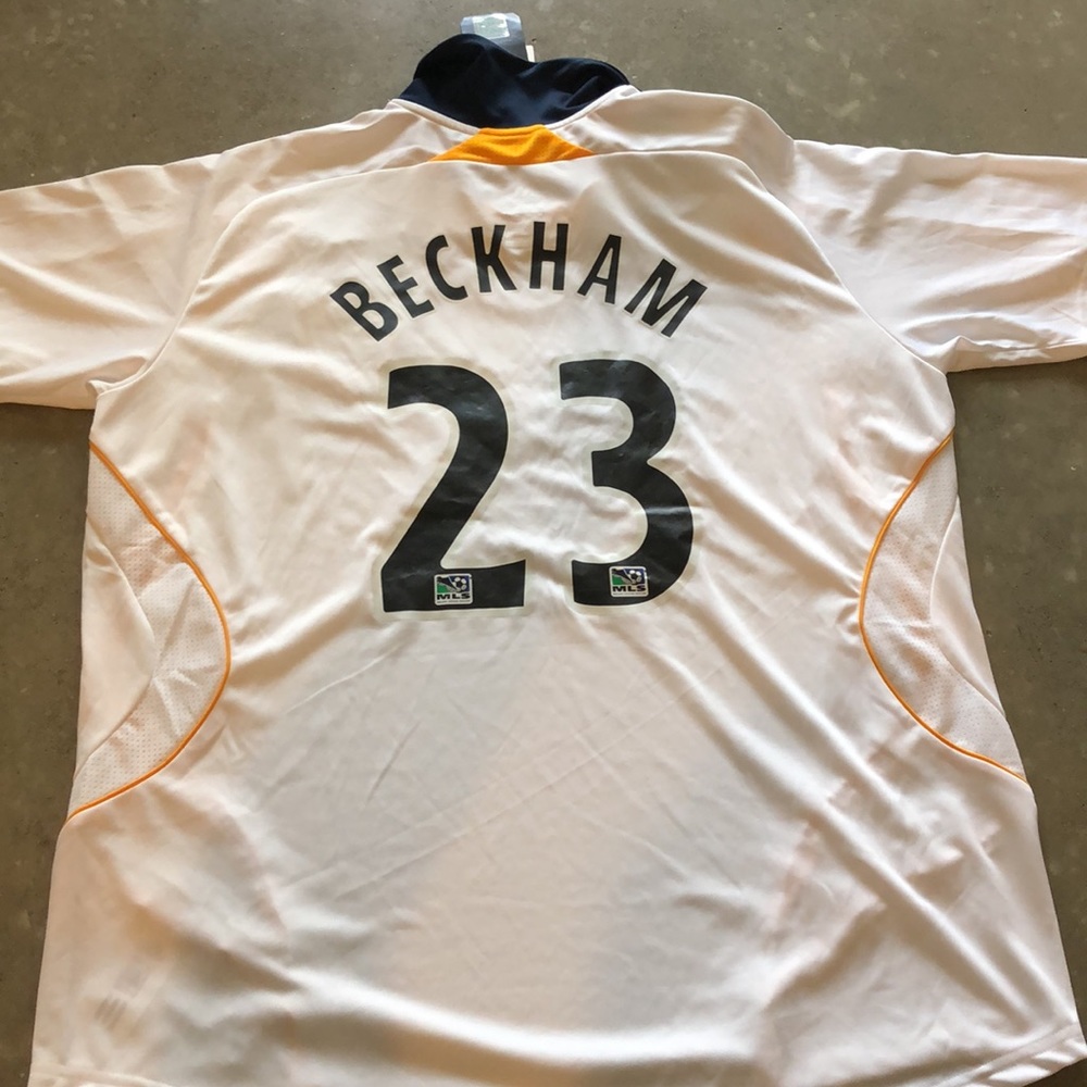 adidas White and Orange Women's Jersey